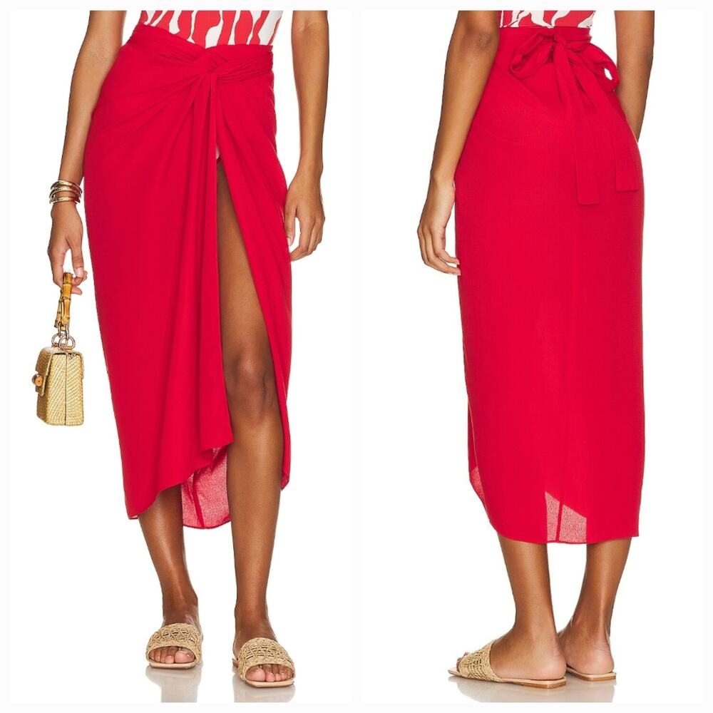 HAIGHT. Panneaux Sarong in Red Shift